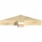 Ekena Millwork Eugene Rough Sawn Timber Gable Bracket, Douglas Fir, 36"W x 7"H x 4"D x 6"F, 5/12 Pitch GBW036X07X0406EUG00RDF - alternate 5